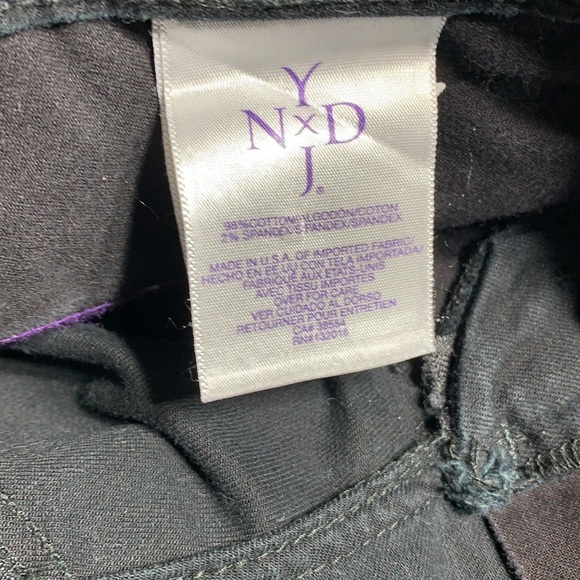 NYDJ crop jeans w/crystal embellishments stretch - Picture 9 of 16